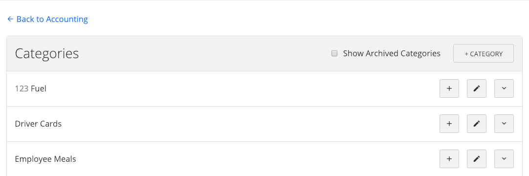 Add Category window with option to mark as sub-category.