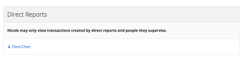 Supervisor configuration example where the Supervisor has Reviewer permissions.