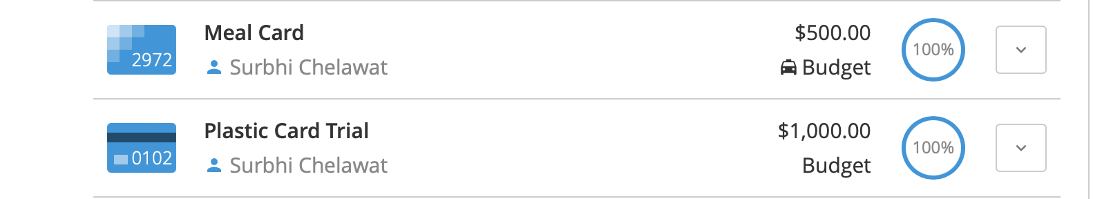 Physical card with a black stripe and a virtual card with a pixelated design.